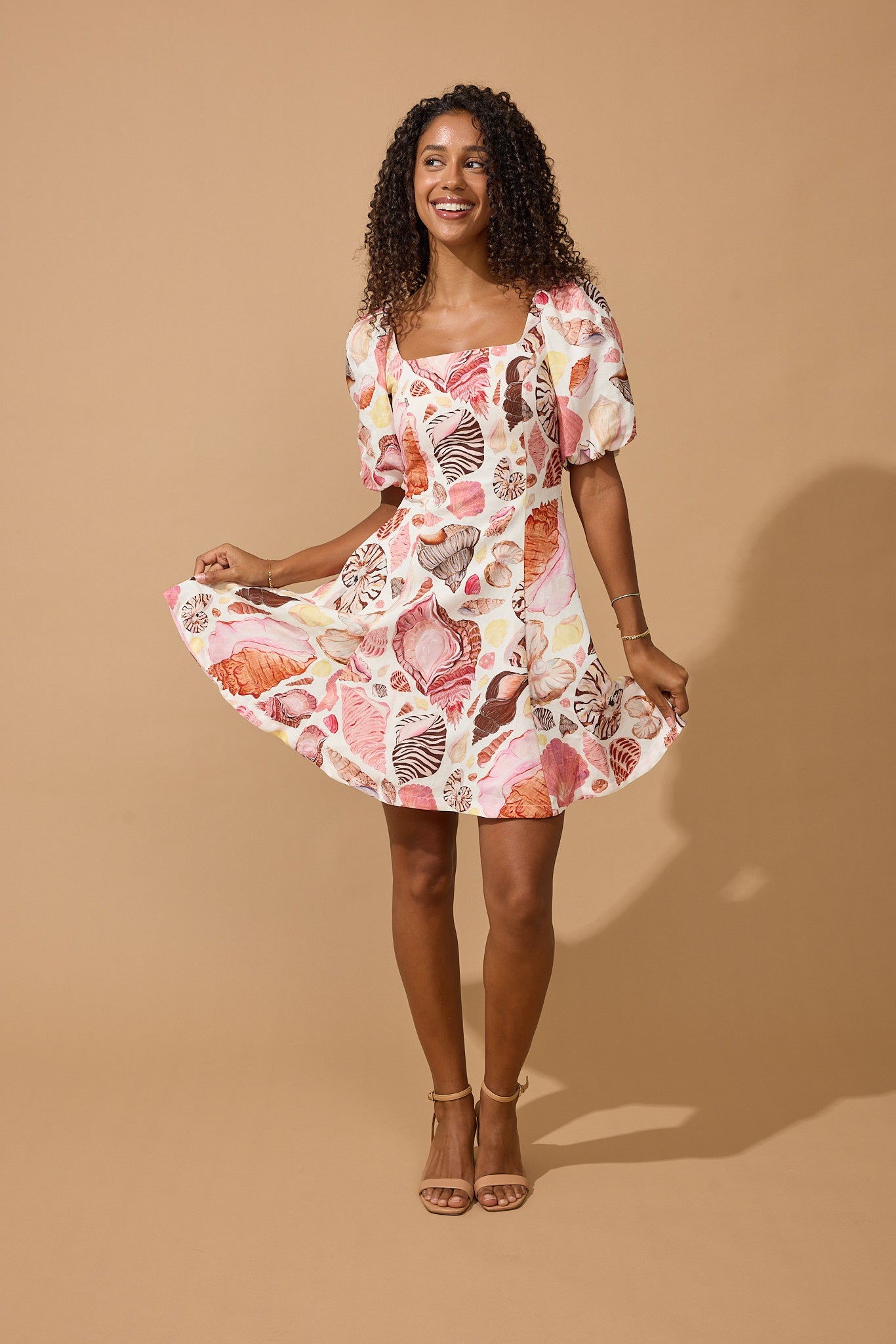 Scout Mini Dress - White Seashell