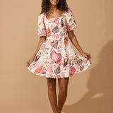 Scout Mini Dress - White Seashell