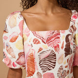 Scout Mini Dress - White Seashell