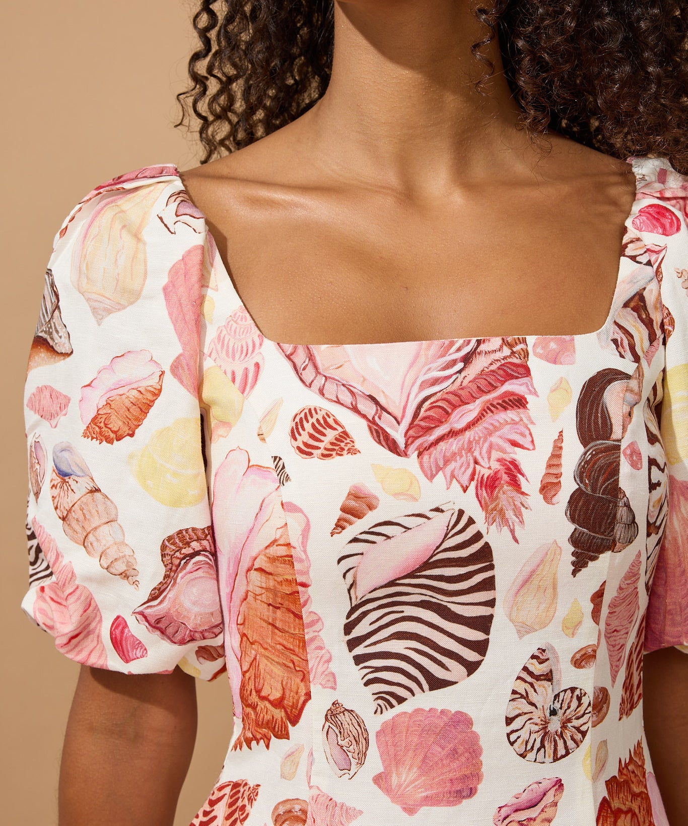 Scout Mini Dress - White Seashell