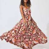 Fleur Gown - Chocolate Seashell