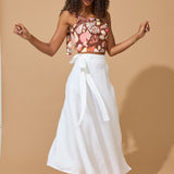 Lottie Crop - Chocolate Seashell