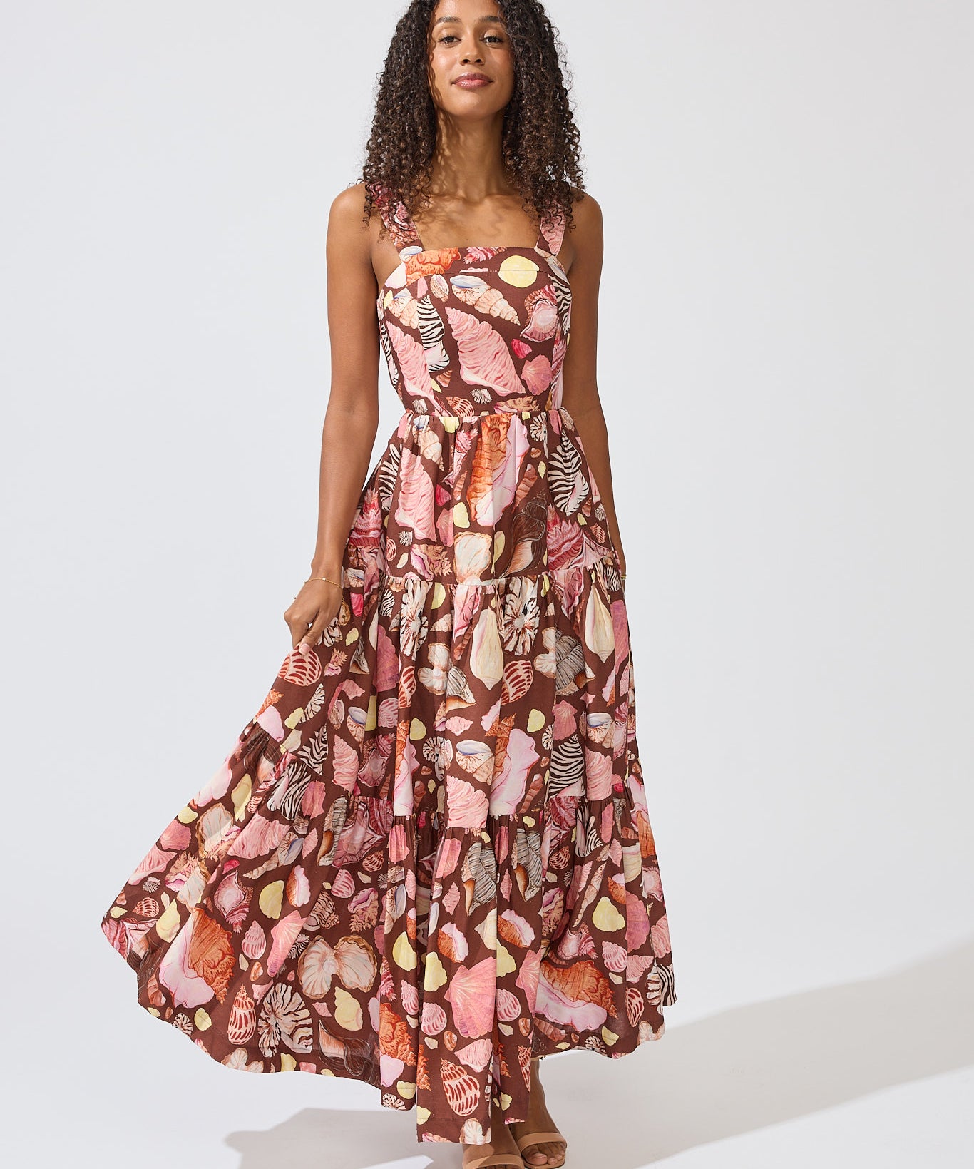 Fleur Gown - Chocolate Seashell