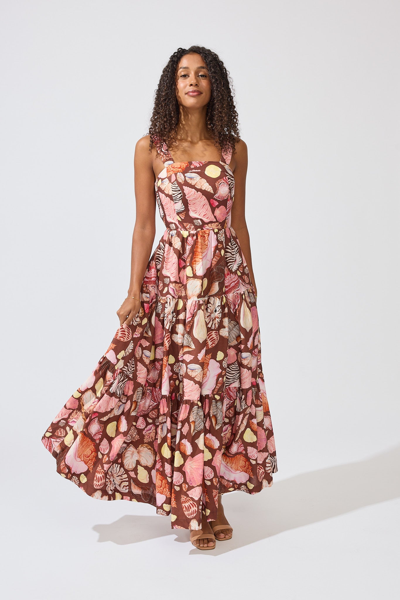 Fleur Gown - Chocolate Seashell