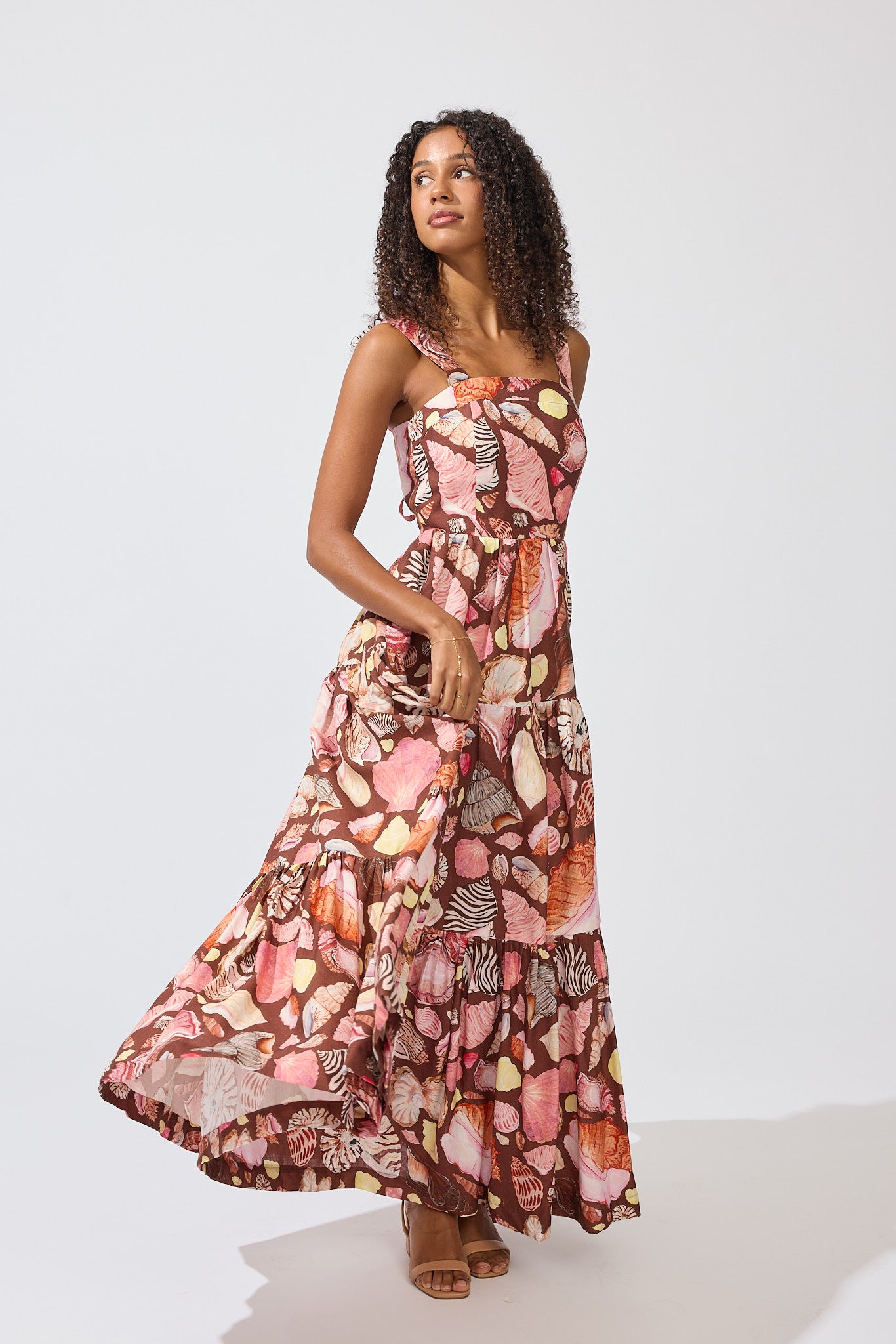 Fleur Gown - Chocolate Seashell