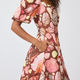 Scout Mini Dress - Chocolate Seashell