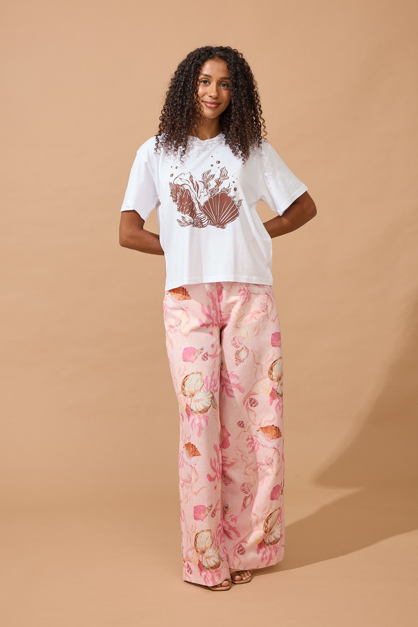 Shell Tee - Chocolate Brown