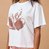 Shell Tee - Chocolate Brown