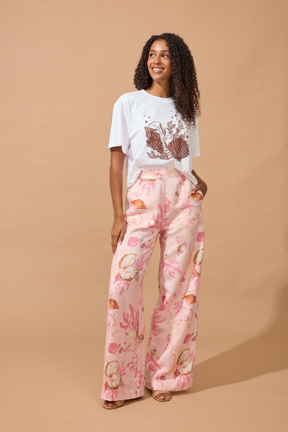 Shell Tee - Chocolate Brown