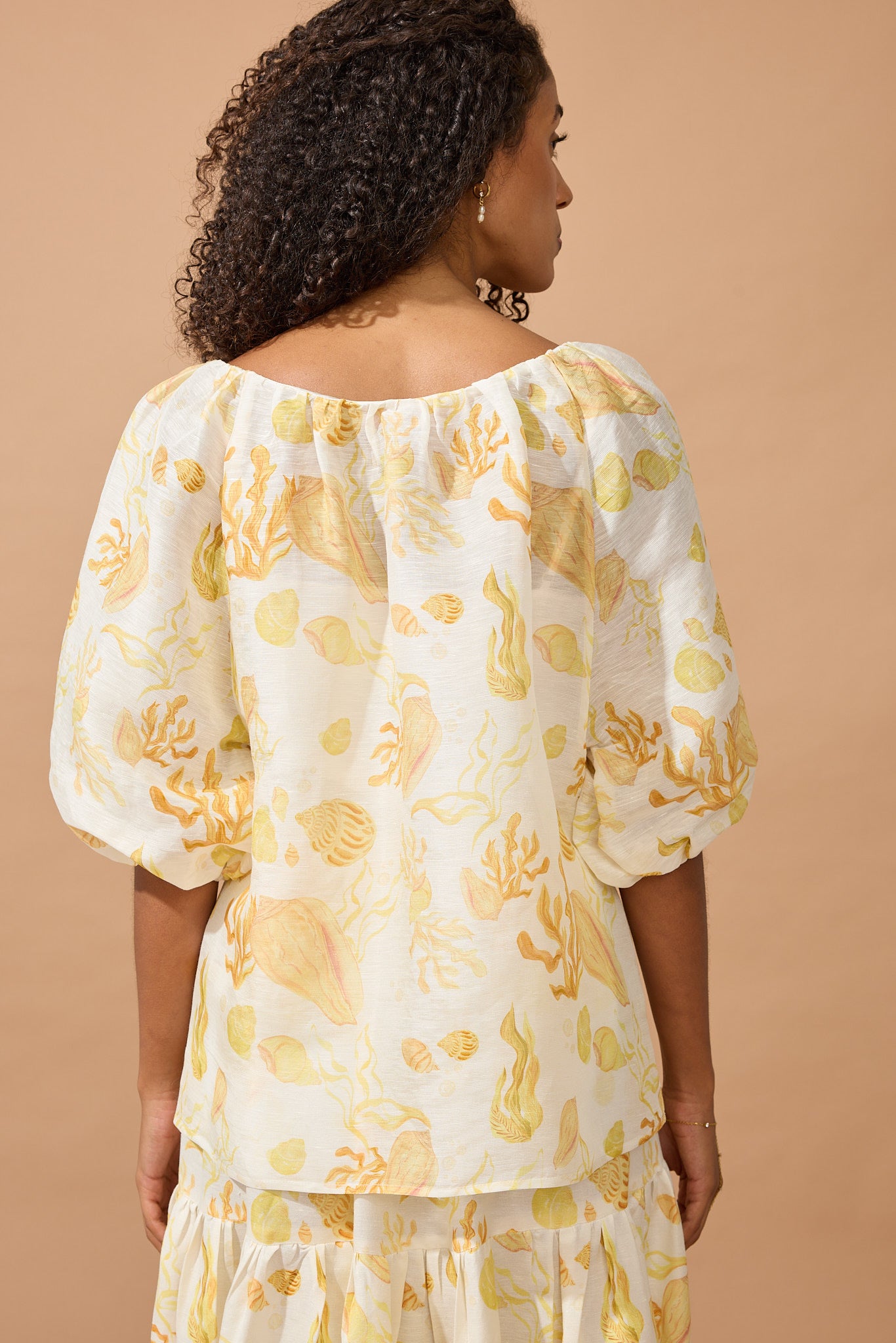 Audrey Short Sleeve Blouse - Siren Song