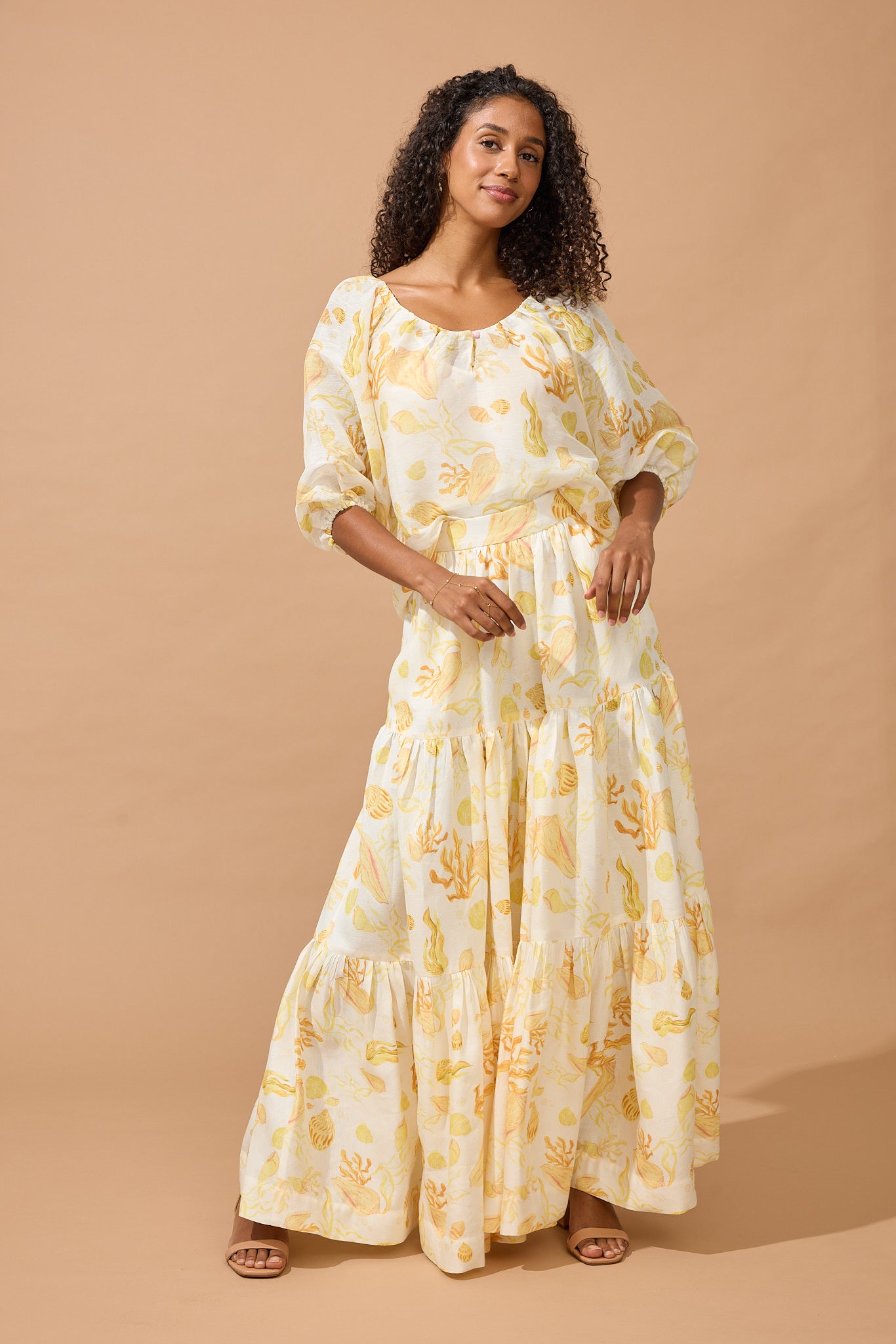 Audrey Short Sleeve Blouse - Siren Song