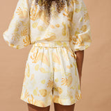 Coral Belted Shorts - Siren Song