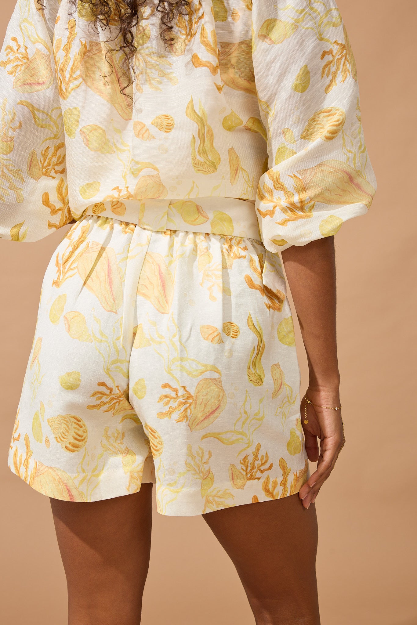 Coral Belted Shorts - Siren Song