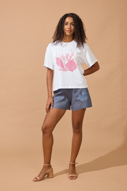 Shell Tee - Pink