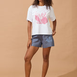 Novie Shorts - Embroidered Shell