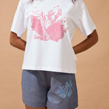 Novie Shorts - Embroidered Shell