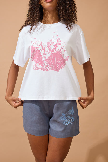 Shell Tee - Pink