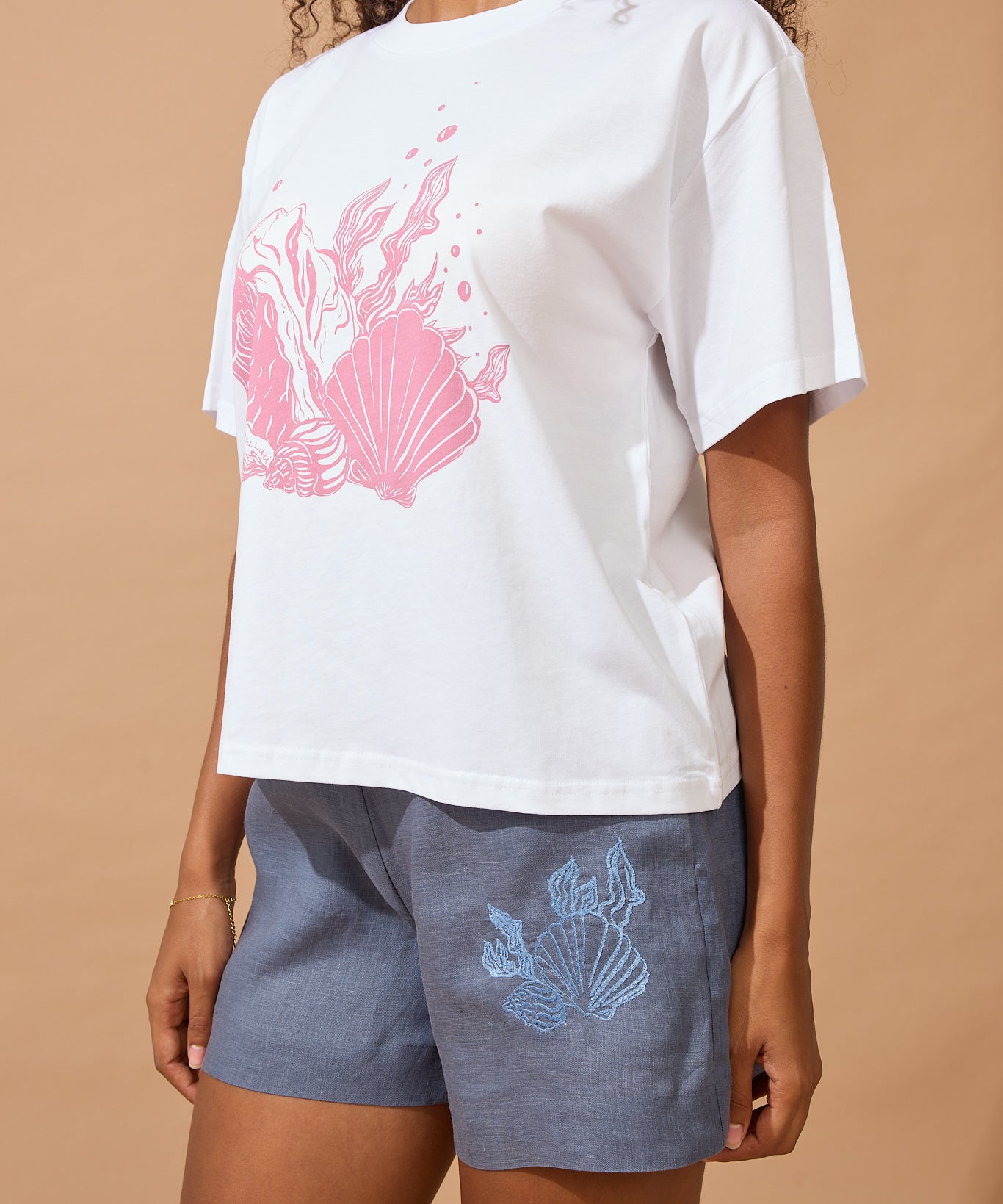 Shell Tee - Pink