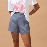 Novie Shorts - Embroidered Shell