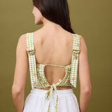 Lottie Crop - Picnic Linen