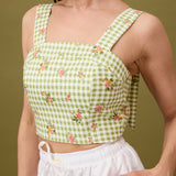 Posie Pants - White Linen
