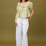 Winnie Blouse - Picnic Linen