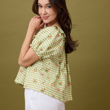 Winnie Blouse - Picnic Linen