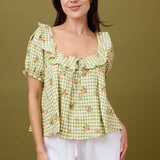 Winnie Blouse - Picnic Linen