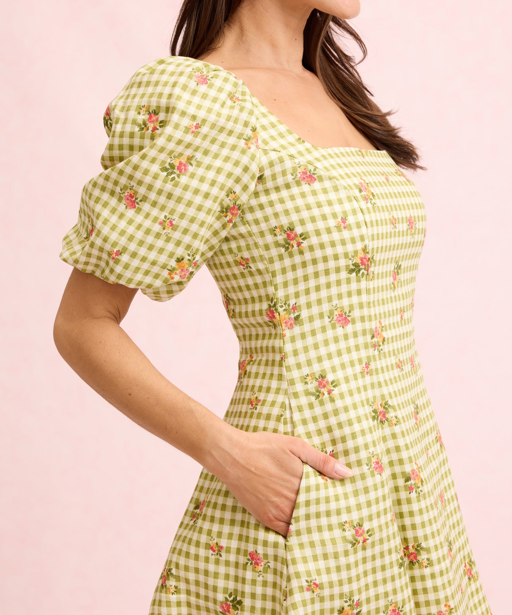 Scout Mini Dress - Picnic Linen