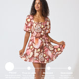 Scout Mini Dress - Chocolate Seashell