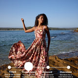 Fleur Gown - Chocolate Seashell