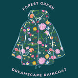 Dreamscape Raincoat - Forest Green