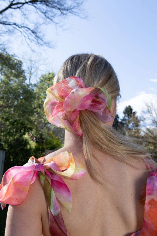 Wildflower Silk Scrunchie