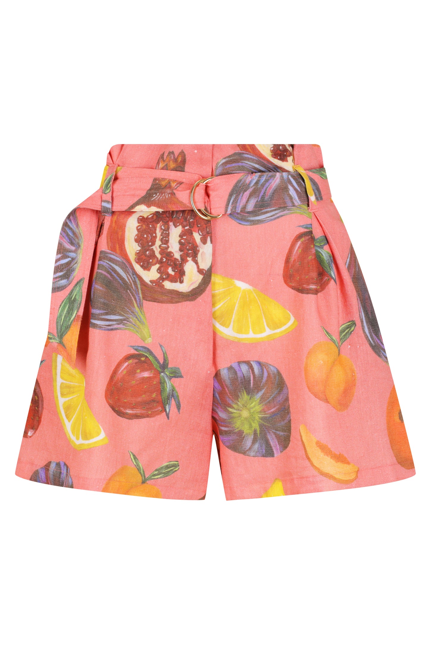 Slice Poppy Linen Shorts