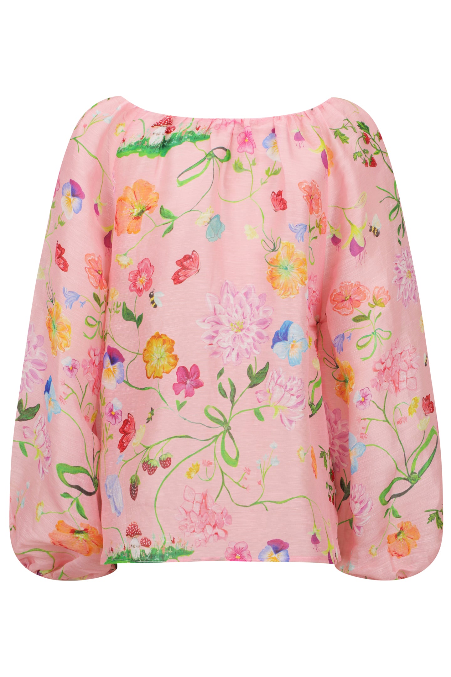 Audrey Dreamscape Silk Blouse