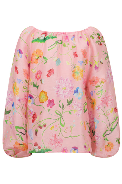 Audrey Dreamscape Silk Blouse