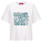 Flora Tee- Forest Green