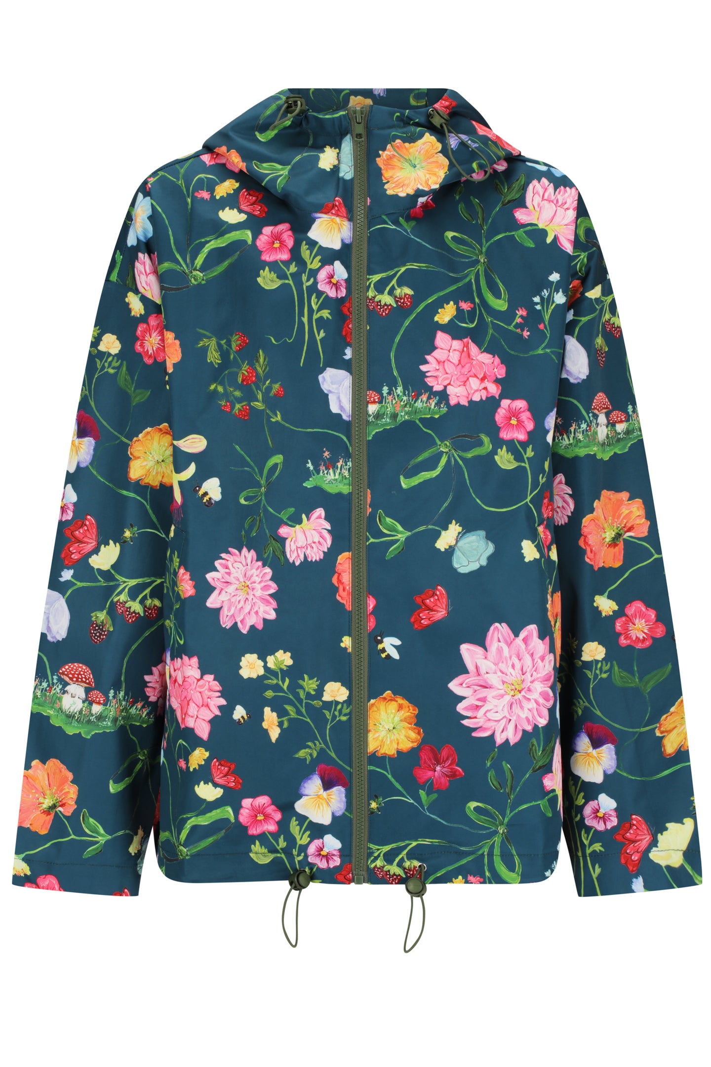 Dreamscape Raincoat - Forest Green