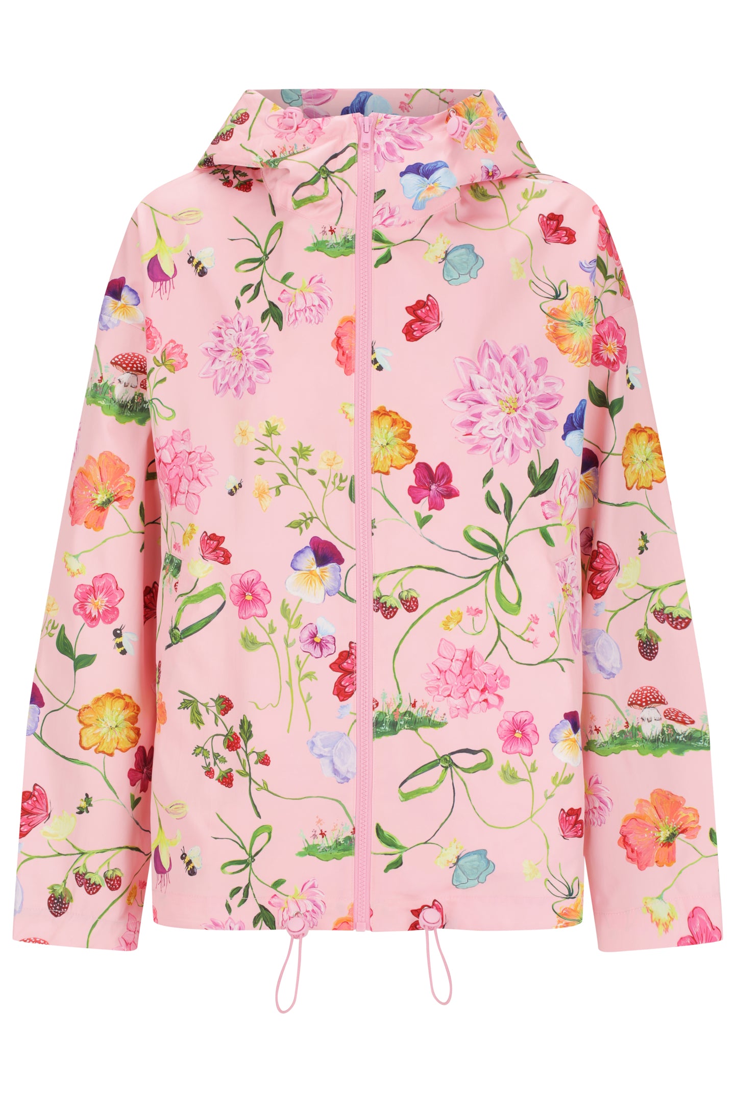 Dreamscape Raincoat - Rosy Pink