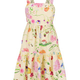Dreamscape Ginny Tiered Mini Dress - Butter Yellow