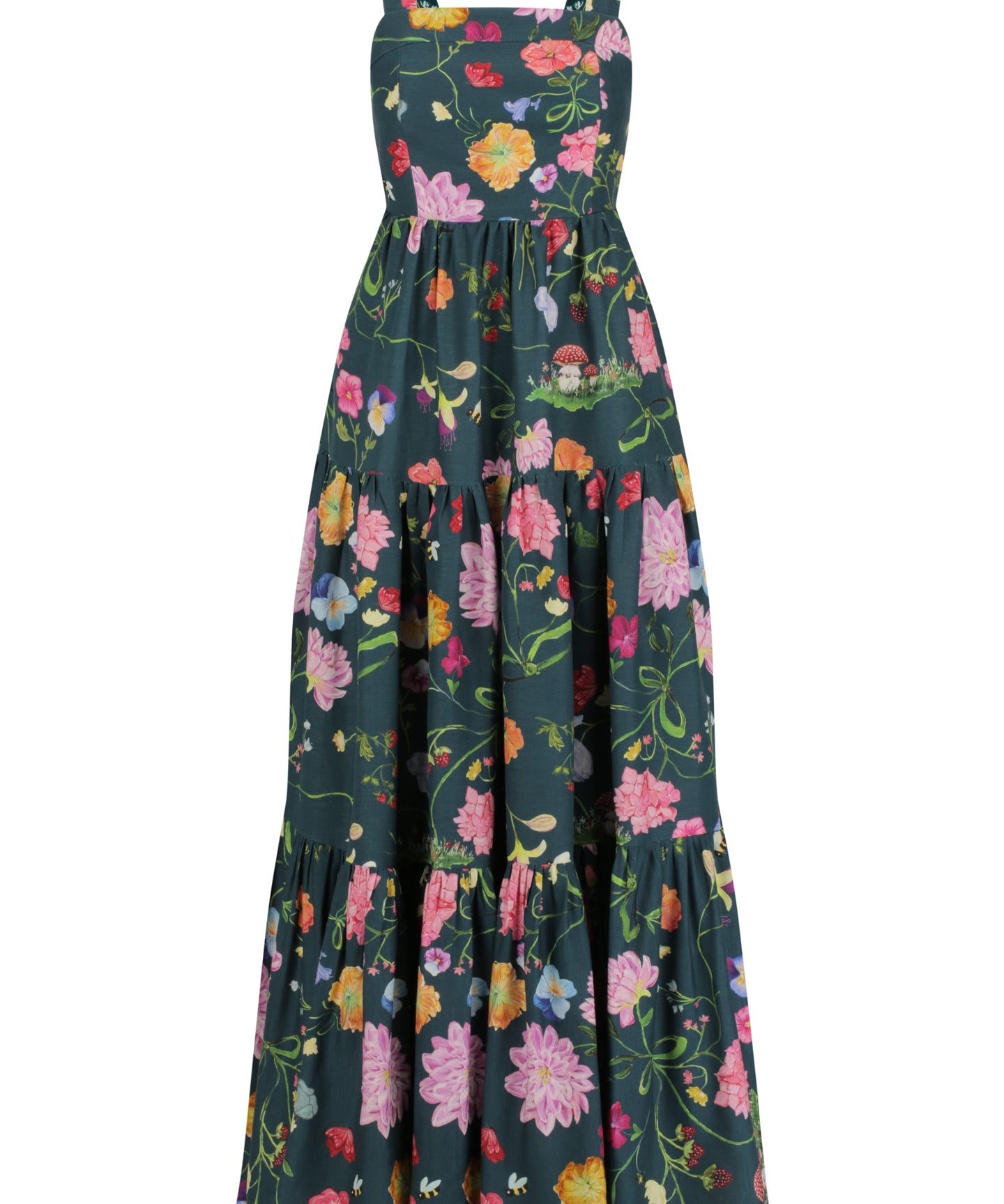Dreamscape Fleur Gown- Forest Green