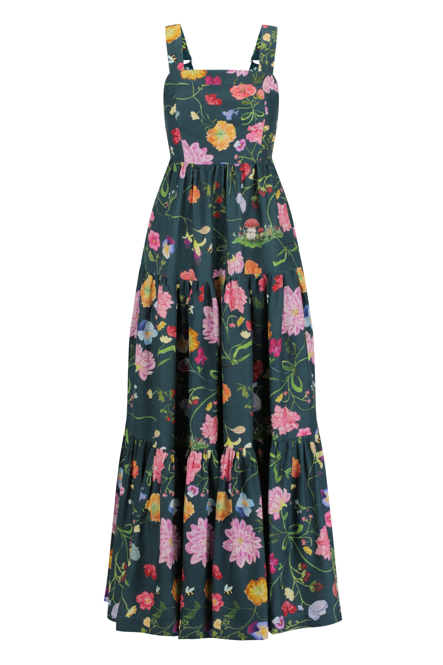 Dreamscape Fleur Gown- Forest Green