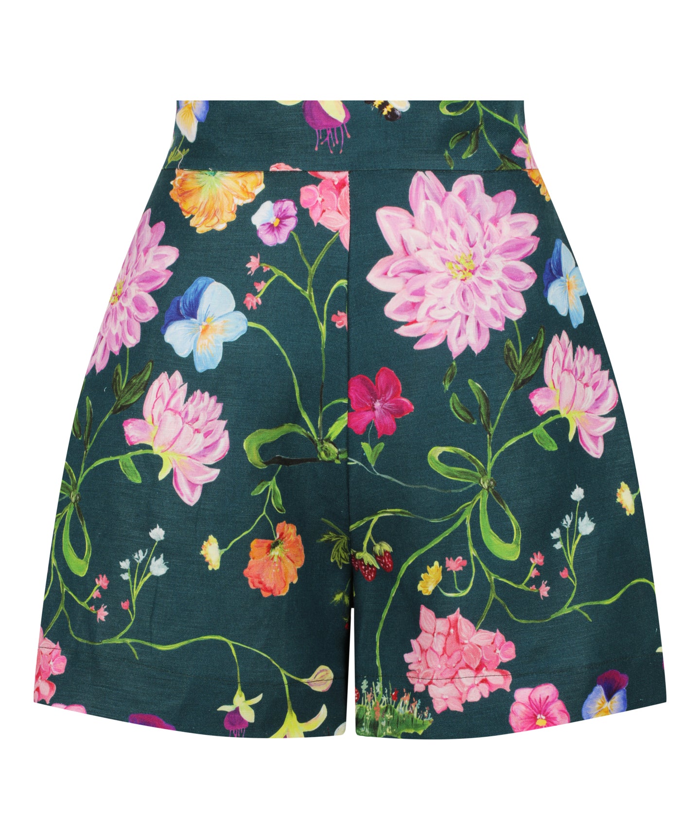 Novie Dreamscape Shorts- Forest Green