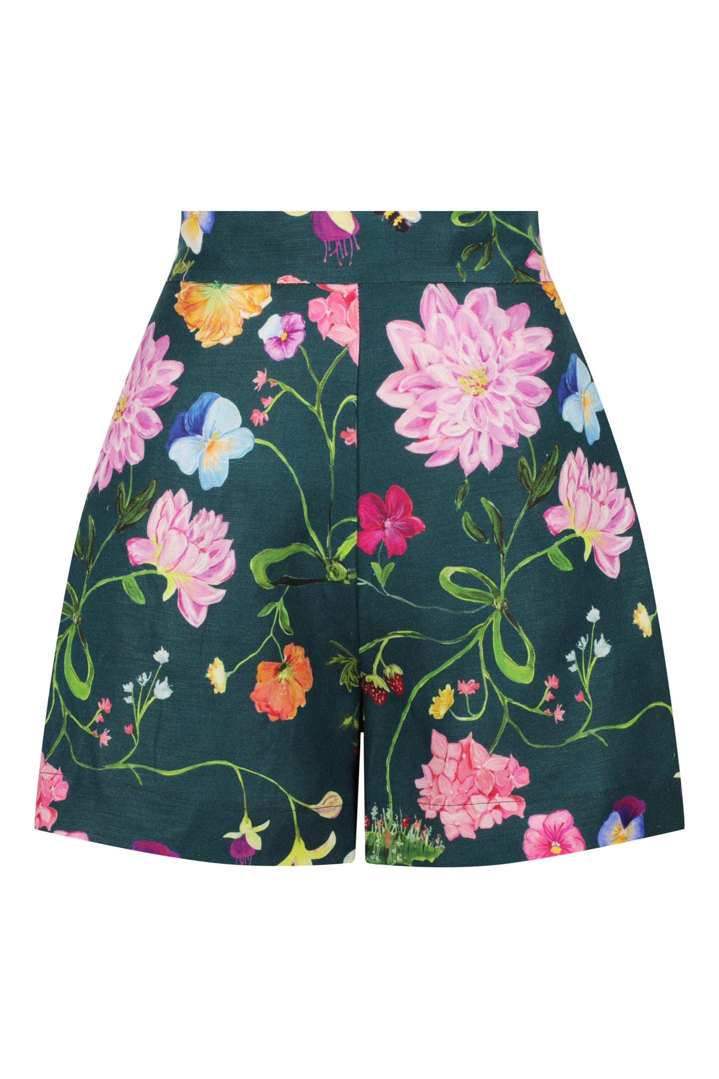 Novie Dreamscape Shorts- Forest Green