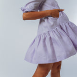 Anique Tiered Dress - Lilac