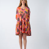 Anique Tiered Dress - slice (S)