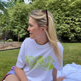 Slice Tee- Citrus Green