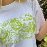 Slice Tee- Citrus Green