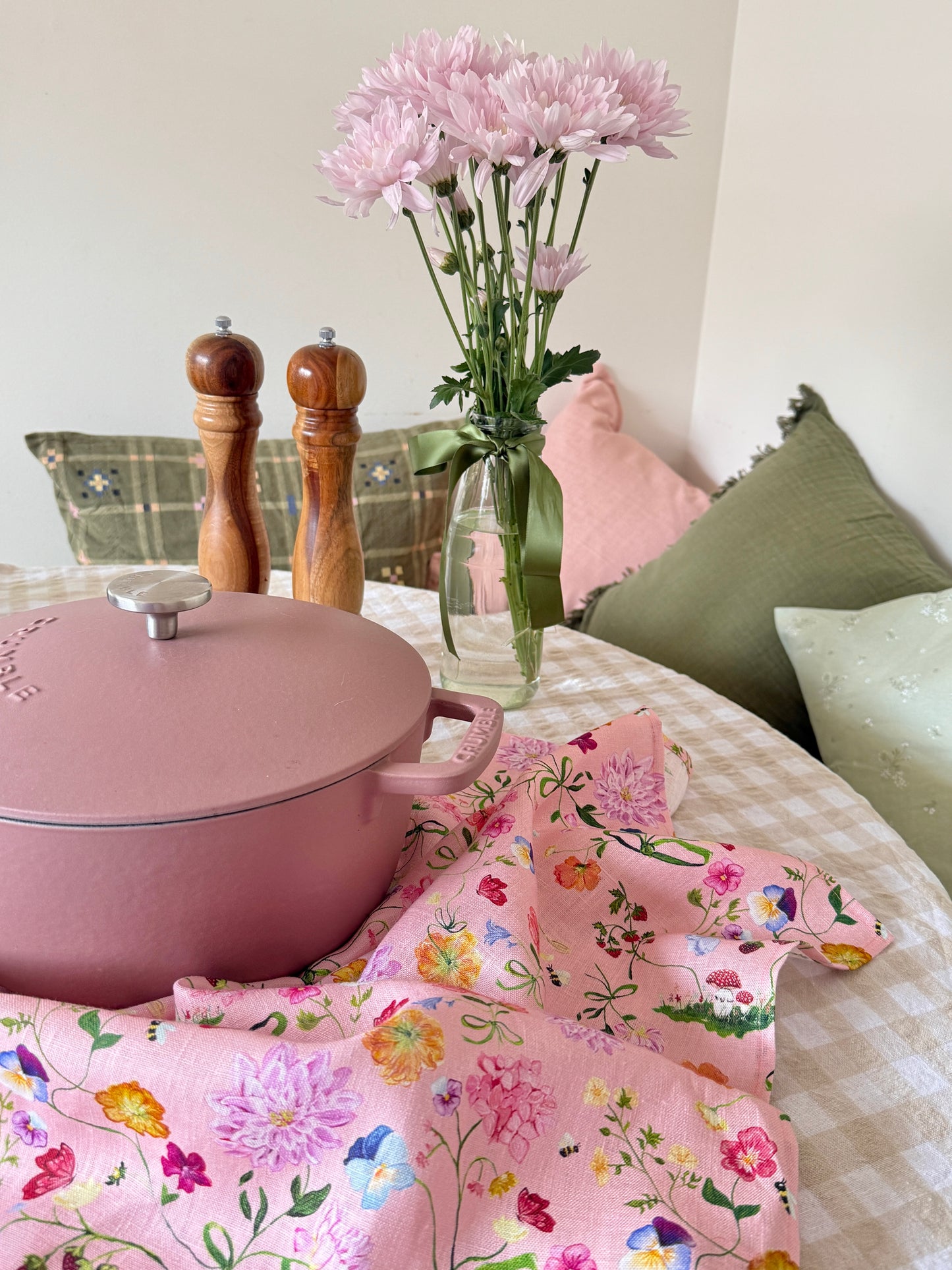 Dreamscape Linen Tea Towel