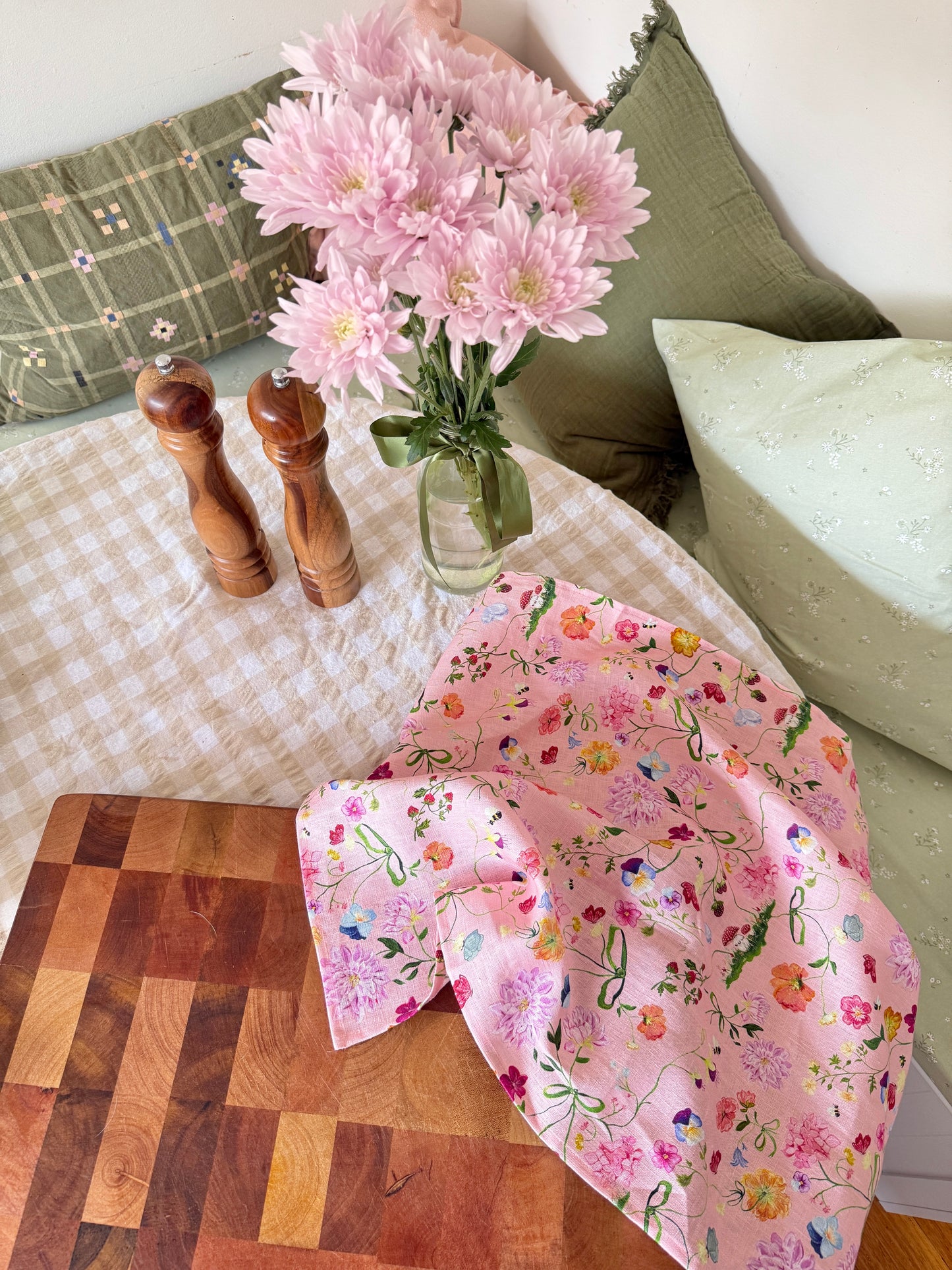 Dreamscape Linen Tea Towel